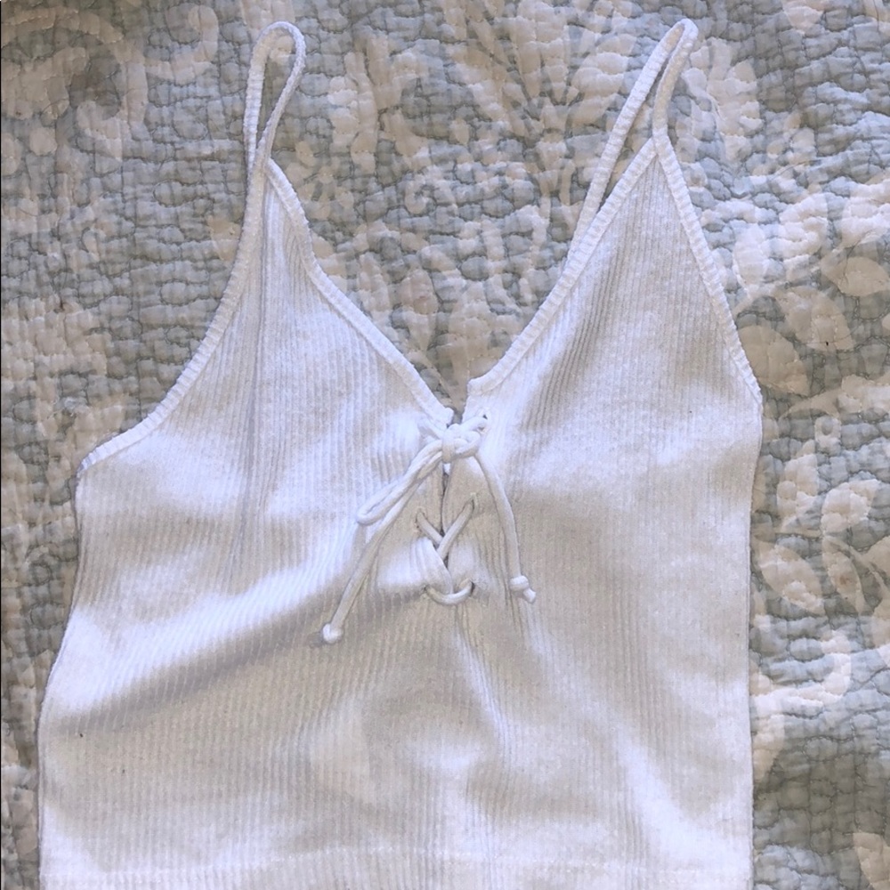 White tank top